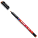 Afbeelding van Edding 141F OHP marker | bruin | ronde punt | 0,6 mm | EDD4-141007