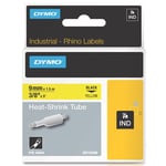Afbeelding van DYMO S0718290 / 18054 IND Rhino tape krimpkous zwart op geel 9mm (origineel) | 18054