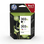 Afbeelding van HP 3YN10AE nr. 303XL zwart en kleur (origineel) | HPB-303XL