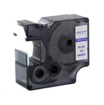 Afbeelding van DYMO S0720940 / 53714 tape blauw op wit 24mm (huismerk) | STS0720940