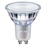 Afbeelding van Philips GU10 master LED-spot | DIMBAAR | 3.7W (35W) | warm wit | glas | PHLED00745