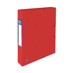 Afbeelding van Oxford 400114372 Top File+ elastobox | A4 | karton | rood | 40mm | 300 vel | OXF400114372