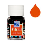 Afbeelding van Lefranc Bourgeois Vitrail glas & porseleinverf 201 | orange | 50 ml | LEF210792