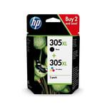 Afbeelding van HP 6ZA94AE nr. 305XL zwart en kleur (origineel) | HPB-305XL