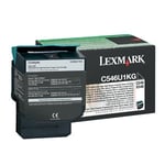 Afbeelding van Lexmark C546U1KG toner cartridge zwart extra hoge capaciteit (origineel) | LEXC546U1KG