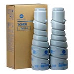 Afbeelding van Konica Minolta TN-114 (8937-784) toner cartridge zwart 2 stuks (origineel) | MINTN-114