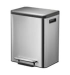 Afbeelding van EKO EcoCasa vuilnisbak | RVS | mat RVS | 30 liter | EKOVB912830