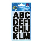 Afbeelding van Avery Zweckform 3784 etiketten | A-Z | zwart | groot | 26 etiketten | AVE3784