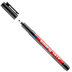 Afbeelding van Edding 141F OHP marker | zwart | ronde punt | 0,6 mm | EDD4-141001