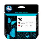 Afbeelding van HP C9409A nr. 70 printkop mat zwart / rood (origineel) | HPC9409A