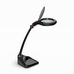 Afbeelding van Maul 8261202 MAULiris loeplamp | met voet | LED | dimbaar | zwart | MAU8261290