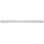 Afbeelding van GBC IB1650 metalen draadrug | A4 | metaal | zwart | tot 55 vel | 100 stuks | GBCIB165023