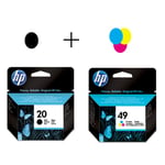 Afbeelding van HP bundel 49(tricolor) + 20 (black) | HPB49A14D