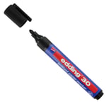Afbeelding van Edding 30 brilliant paper marker | zwart | ronde punt | 1,5-3 mm | EDD4-30001