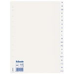 Afbeelding van Esselte 100144 A4 index | plastic | A-Z | 11-gaats | ESS100144