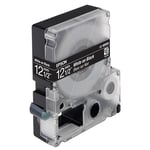 Afbeelding van Epson LC-4BWV9 tape levendig wit op zwart 12 mm (9m) | EPSC53S625404