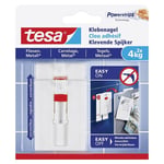 Afbeelding van Tesa 77767-00000-00 verstelbare klevende spijker | tegels en metaal | wit | 4 kg (per stuk) | 2 stuks | TE77767-00000-00