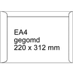 Afbeelding van Raadhuis akte envelop | gegomd | EA4 | 312 mm x 220 mm | 250 stuks | RAARD-303160-250
