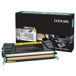 Afbeelding van Lexmark 24B5703 toner cartridge geel (origineel) | LEX24B5703