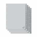 Afbeelding van Kangaro G4100CM A4 index | plastic | 1-100 | 23-gaats | KANG4100CM