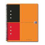 Afbeelding van Oxford International collegeblok | A5 | gelinieerd | oranje | 12-gaats | 80 vel | OXF100102680