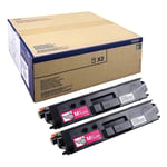 Afbeelding van Brother TN-329M toner cartridge magenta 2 stuks (origineel) | BRB-TN329MTWIN