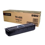 Afbeelding van Kyocera TK-655 toner cartridge zwart (origineel) | KYOTK-655