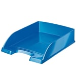Afbeelding van Leitz 5526 WOW brievenbak | middel hoog | blauw metallic | 5 stuks | LEI52263036