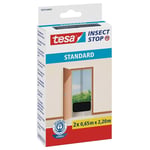 Afbeelding van Tesa vliegenhor Insect Stop | standaard deur | 2 x 65 x 220 cm | antraciet | TES55679-00021-03