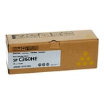 Afbeelding van Ricoh 408187 toner cartridge geel hoge capaciteit (origineel) | RIC408187