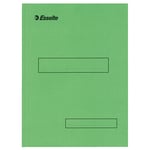 Afbeelding van Esselte 71204 binnenmappen voor hangmappen | A4 | gerecycled karton | groen | 100 stuks | ESS71204