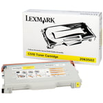 Afbeelding van Lexmark 20K0502 toner cartridge geel (origineel) | LEX20K0502