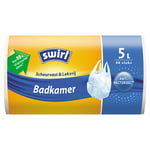 Afbeelding van Swirl vuilniszakken met handvatten | voor badkamer | 5 liter | 40 stuks | SWI1028665