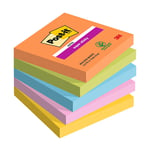 Afbeelding van 3M Post-It super sticky | 76 x 76 mm | Boost | 5 x 90 vel | 3M7100258933