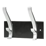 Afbeelding van Unilux 100340804 Cypres kapstophaken | zwart & metaal | tot 50 kg | 2 stuks | UNI100340804