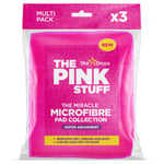 Afbeelding van The Pink Stuff Microvezel absorberende schoonmaak pads | roze | 3 stuks | TPS-MASR3S