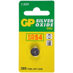 Afbeelding van GP knoopcel batterij SR54 | GP389 | zilveroxide | 1 stuk | GPGP389