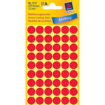 Afbeelding van Avery Zweckform 3141 markeringspunten | 12 mm | rood | 270 etiketten | AVE3141