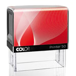 Afbeelding van Colop printer 50 tekststempel personaliseerbaar | zwart | COL58085