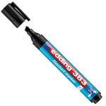 Afbeelding van Edding 383 flipchart marker | zwart | beitelvormige punt | 1-5mm | EDD4-383001