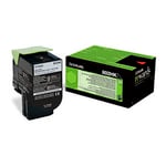 Afbeelding van Lexmark 80C2HK0 nr. 802HK toner cartridge zwart hoge capaciteit (origineel) | LEX80C2HK0