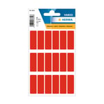 Afbeelding van Herma 3652 multifunctionele etiketten | 12 x 34 mm | rood | 90 etiketten | HER3652