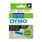 Afbeelding van DYMO S0720560 / 45016 tape zwart op blauw 12mm (origineel) | 45016