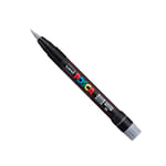 Afbeelding van POSCA brush PCF-350 verfmarker | zilver | penseel punt | 1 mm | POSPCF350AR