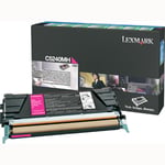 Afbeelding van Lexmark C5240MH toner cartridge magenta hoge capaciteit (origineel) | LEXC5240MH
