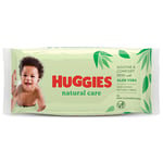 Afbeelding van Huggies billendoekjes Natural Care | Aloe vera | 56 stuks | HUG00038
