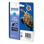 Afbeelding van Epson T1572 inktcartridge cyaan hoge capaciteit (origineel) | EPST1572