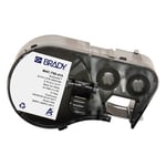 Afbeelding van Brady M4C-750-414 polyester klitmateriaal labels zwart op wit | 19,05 mm x 3,66 m (origineel) | BRAM4C-750-414