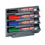 Afbeelding van Edding 4-BMA3 magnetische stiftenhouder | grijs | rechte punt | EDD4-BMA3