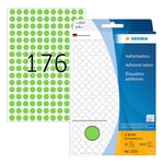 Afbeelding van Herma 2215 multifunctionele etiketten | 8 mm | groen | 5632 etiketten | HER2215